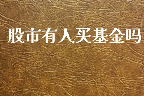 股市有人买基金吗_https://www.fsyjjx.cn_理财资讯_第1张