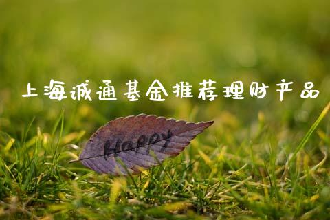 上海诚通基金推荐理财产品_https://www.fsyjjx.cn_理财资讯_第1张