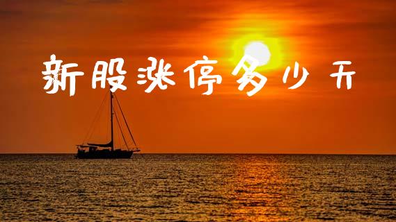 新股涨停多少天_https://www.fsyjjx.cn_期货研报_第1张