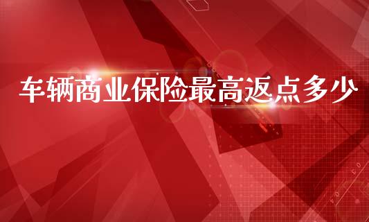 车辆商业保险最高返点多少_https://www.fsyjjx.cn_期货研报_第1张