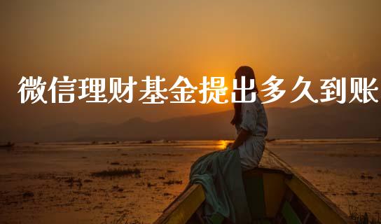 微信理财基金提出多久到账_https://www.fsyjjx.cn_问财精选_第1张
