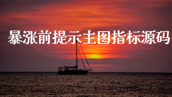 暴涨前提示主图指标源码_https://www.fsyjjx.cn_期货资讯_第1张