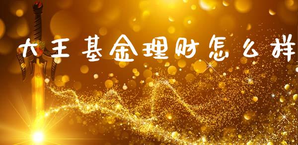 大王基金理财怎么样_https://www.fsyjjx.cn_问财精选_第1张