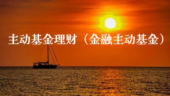 主动基金理财（金融主动基金）_https://www.fsyjjx.cn_问财精选_第1张