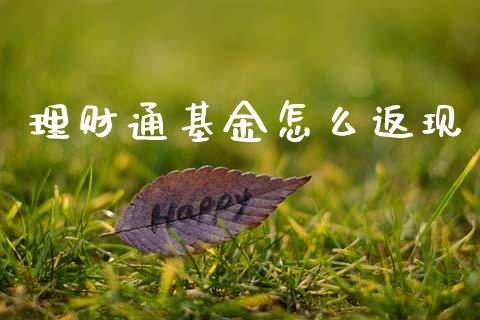 理财通基金怎么返现_https://www.fsyjjx.cn_问财精选_第1张