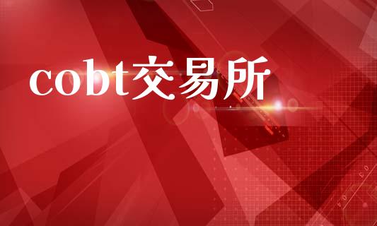 cobt交易所_https://www.fsyjjx.cn_期货资讯_第1张