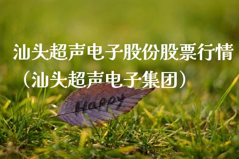 汕头超声电子股份股票行情（汕头超声电子集团）_https://www.fsyjjx.cn_股指期货_第1张