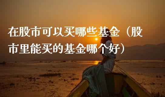 在股市可以买哪些基金（股市里能买的基金哪个好）_https://www.fsyjjx.cn_理财资讯_第1张