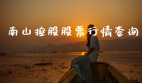 南山控股股票行情查询_https://www.fsyjjx.cn_股票指导_第1张