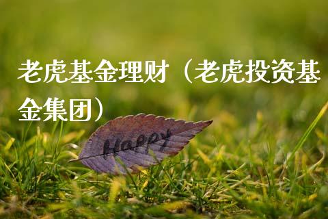 老虎基金理财（老虎投资基金集团）_https://www.fsyjjx.cn_问财精选_第1张