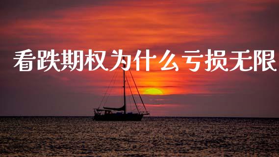 看跌期权为什么亏损无限_https://www.fsyjjx.cn_股市分析_第1张