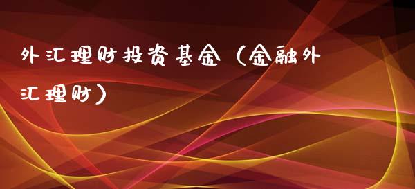 外汇理财投资基金（金融外汇理财）_https://www.fsyjjx.cn_问财精选_第1张