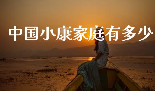 中国小康家庭有多少_https://www.fsyjjx.cn_期货资讯_第1张