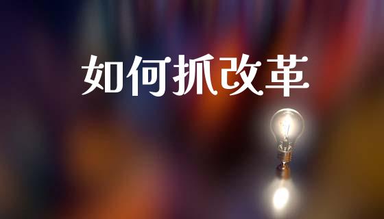如何抓改革_https://www.fsyjjx.cn_股票指导_第1张