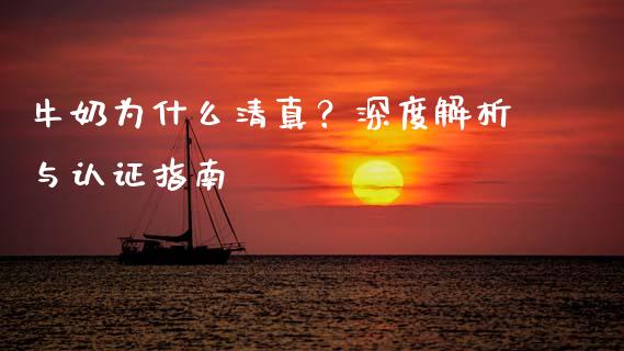 牛奶为什么清真？深度解析与认证指南_https://www.fsyjjx.cn_问财精选_第1张