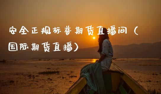 安全正规标普期货直播间（国际期货直播）_https://www.fsyjjx.cn_期货在线_第1张