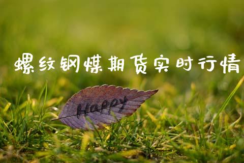 螺纹钢煤期货实时行情_https://www.fsyjjx.cn_期货研报_第1张