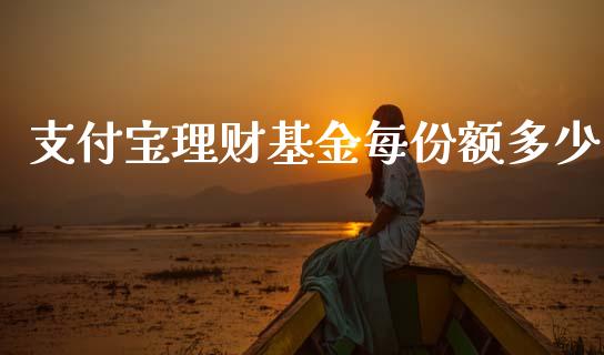 支付宝理财基金每份额多少_https://www.fsyjjx.cn_问财精选_第1张