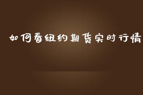 如何看纽约期货实时行情_https://www.fsyjjx.cn_期货资讯_第1张