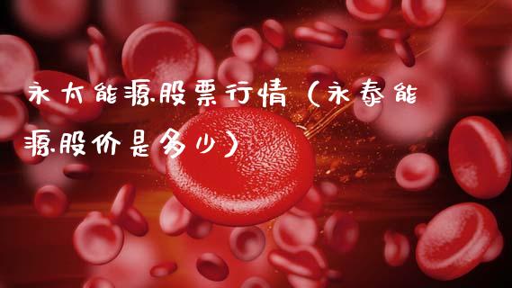 永太能源股票行情（永泰能源股价是多少）_https://www.fsyjjx.cn_股市分析_第1张