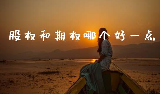 股权和期权哪个好一点_https://www.fsyjjx.cn_期货研报_第1张