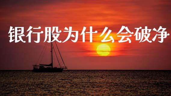 银行股为什么会破净_https://www.fsyjjx.cn_期货研报_第1张