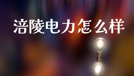 涪陵电力怎么样_https://www.fsyjjx.cn_期货研报_第1张