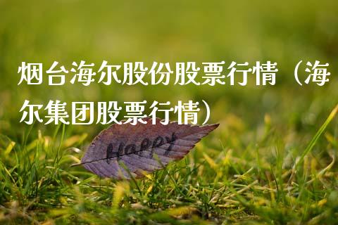 烟台海尔股份股票行情（海尔集团股票行情）_https://www.fsyjjx.cn_股票指导_第1张