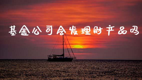 基金公司会发理财产品吗_https://www.fsyjjx.cn_问财精选_第1张