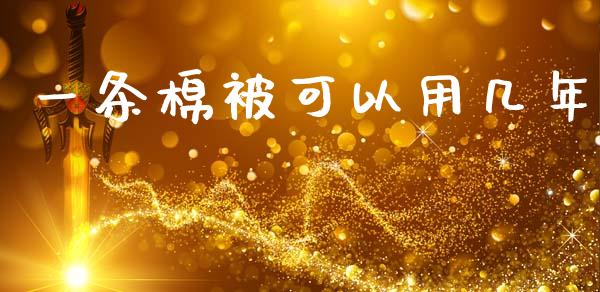 一条棉被可以用几年_https://www.fsyjjx.cn_期货资讯_第1张