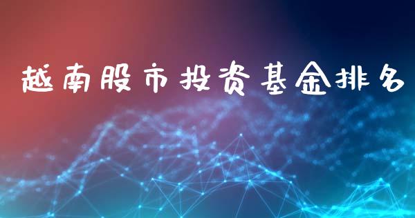 越南股市投资基金排名_https://www.fsyjjx.cn_问财精选_第1张