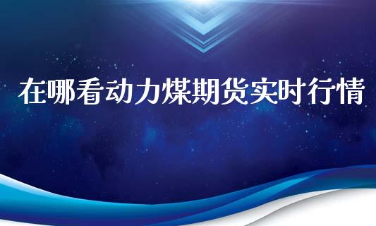 在哪看动力煤期货实时行情_https://www.fsyjjx.cn_期货资讯_第1张