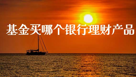 基金买哪个银行理财产品_https://www.fsyjjx.cn_问财精选_第1张