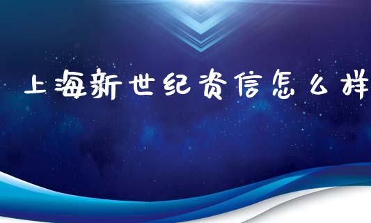 上海新世纪资信怎么样_https://www.fsyjjx.cn_期货研报_第1张