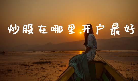 炒股在哪里开户最好_https://www.fsyjjx.cn_期货资讯_第1张