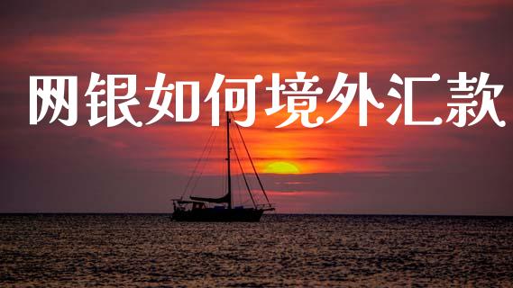 网银如何境外汇款_https://www.fsyjjx.cn_期货研报_第1张