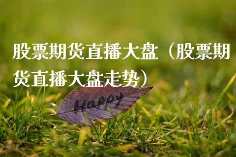 股票期货直播大盘（股票期货直播大盘走势）_https://www.fsyjjx.cn_期货在线_第1张
