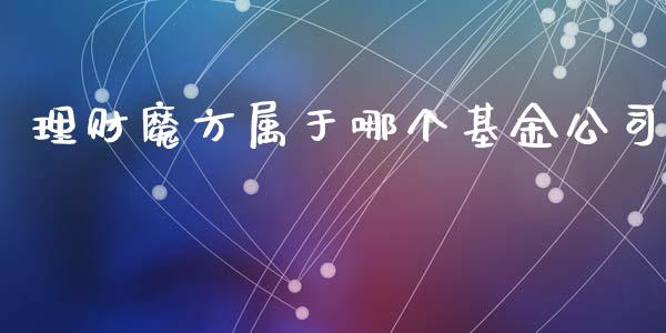 理财魔方属于哪个基金公司_https://www.fsyjjx.cn_问财精选_第1张