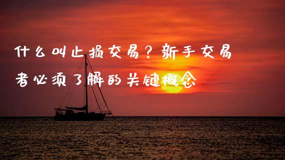 什么叫止损交易？新手交易者必须了解的关键概念_https://www.fsyjjx.cn_理财资讯_第1张