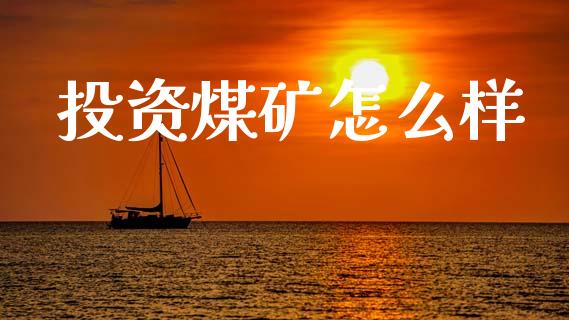 投资煤矿怎么样_https://www.fsyjjx.cn_期货研报_第1张