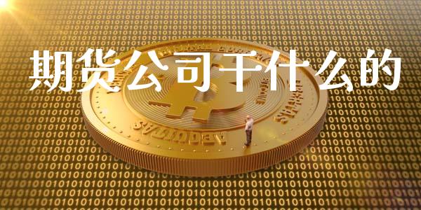 期货公司干什么的_https://www.fsyjjx.cn_股票指导_第1张