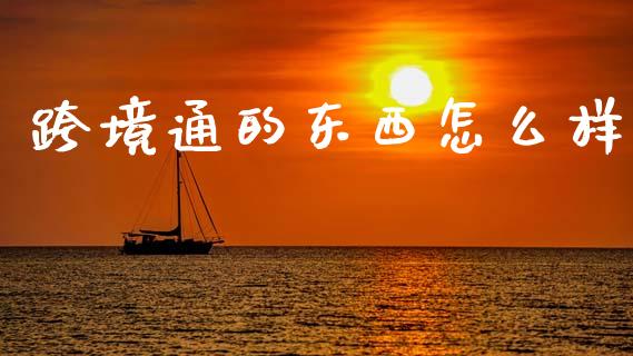 跨境通的东西怎么样_https://www.fsyjjx.cn_股票指导_第1张