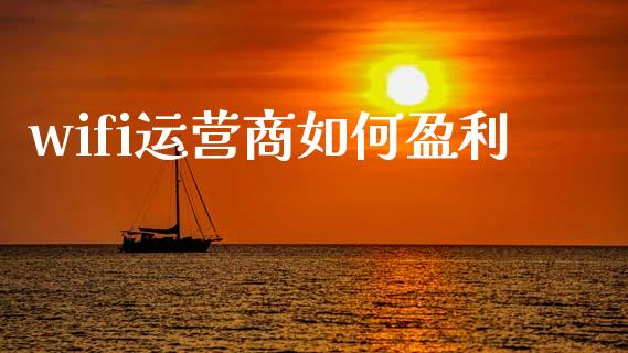 wifi运营商如何盈利_https://www.fsyjjx.cn_期货研报_第1张