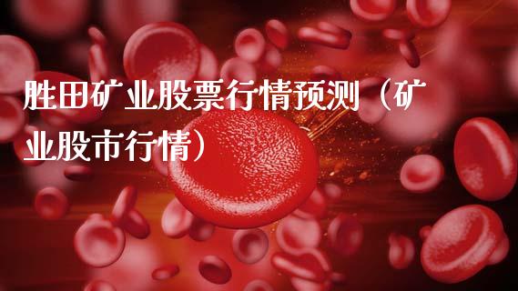 胜田矿业股票行情预测（矿业股市行情）_https://www.fsyjjx.cn_股票指导_第1张