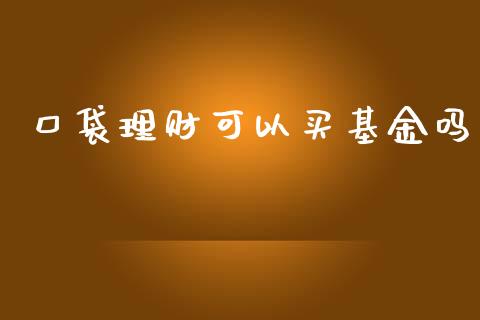 口袋理财可以买基金吗_https://www.fsyjjx.cn_问财精选_第1张