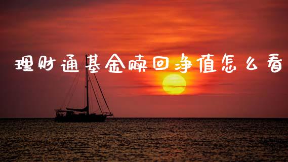 理财通基金赎回净值怎么看_https://www.fsyjjx.cn_理财资讯_第1张