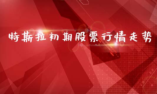 特斯拉初期股票行情走势_https://www.fsyjjx.cn_股市分析_第1张