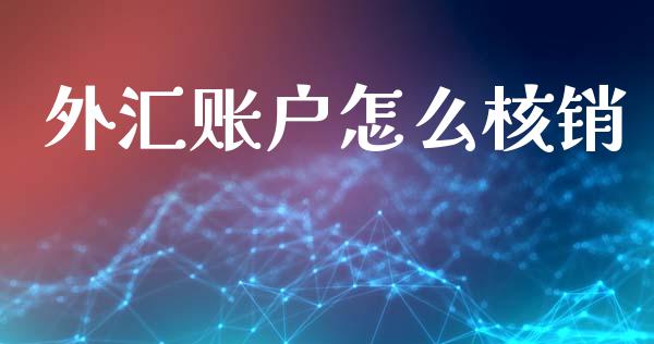 外汇账户怎么核销_https://www.fsyjjx.cn_股指期货_第1张
