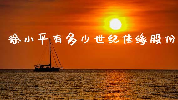 徐小平有多少世纪佳缘股份_https://www.fsyjjx.cn_问财精选_第1张