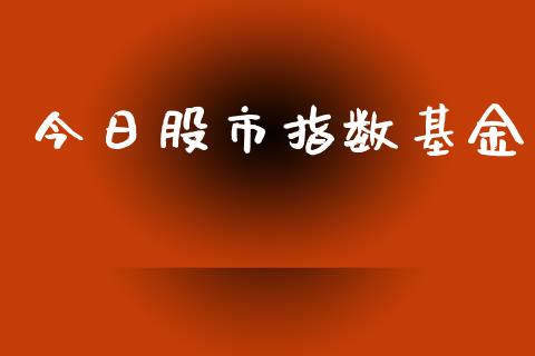 今日股市指数基金_https://www.fsyjjx.cn_理财资讯_第1张